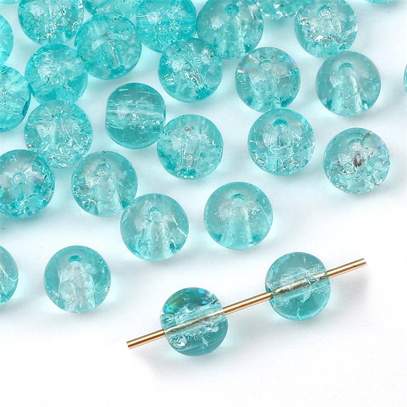 

10 мм Дробленые Кристальные Снежинки Ледяные Бусины для DIY Изготовления Ювелирных Изделий 8mm