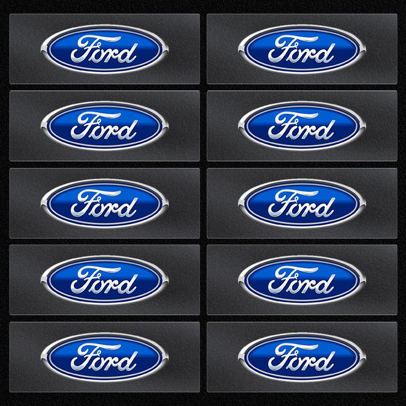 Tilfeldige bilinteriørklistremerker Bilrattdekor Bilstyling For Ford Focus Mk2 Mk3 Fiesta Ranger Mondeo S-MAX Kuga Mustang