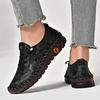 Damen Wanderschuhe Mokassins Fahrschuhe Komfort Flats Casual Plus Size Outdoor Handgefertigte Schuhe
