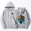 Demon Slayer Anime Hoodie Men Women Tanjirou Nezuko Sweatshirts Kimetsu No Yaiba Oversize Japan Anime Sudaderas Pullover