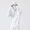 Long Sleeve Hooded Fish Clothing Sun Protections Angling Shirt Fishing Shirt with Mask Neck Gaiter Hoodie