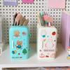 Hübscher Stifthalter, kreative Kühlschrankform, großer Make-up-Pinselhalter, modischer Bleistiftbecher für Studenten