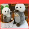 Sea Otter Plush Toy With Magnet Soft Stuffed Animal For Home Decor And Gift