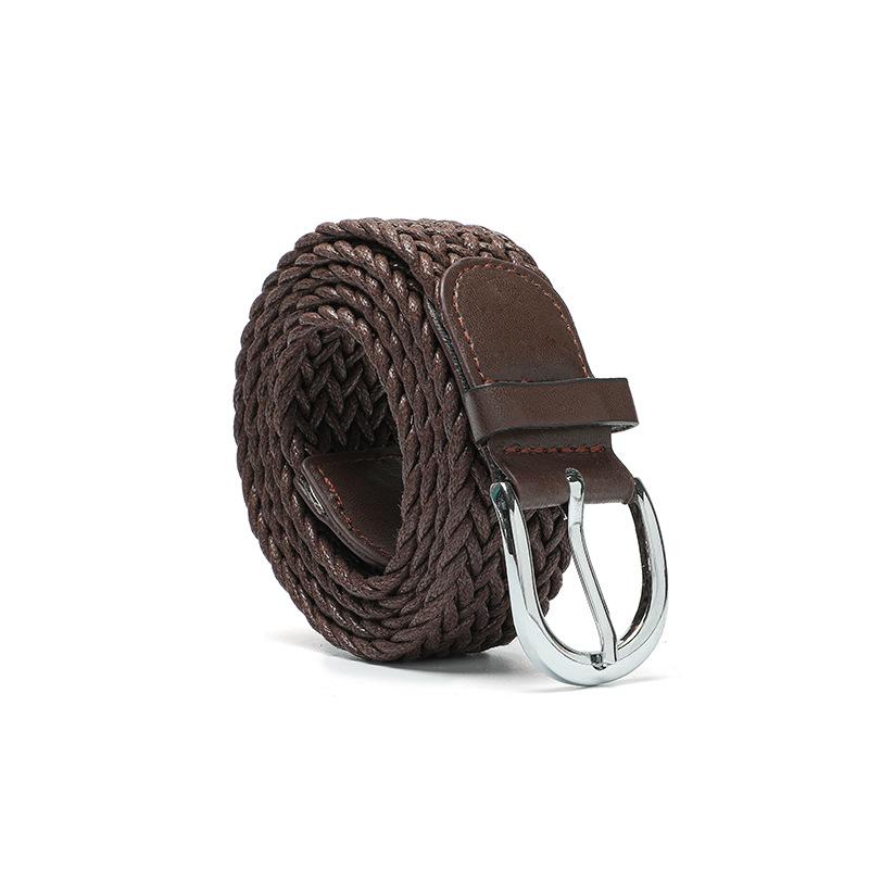 Twist Wax Rope Ladies Belt Retro Jeans Belt Dress Pin Buckle Belt