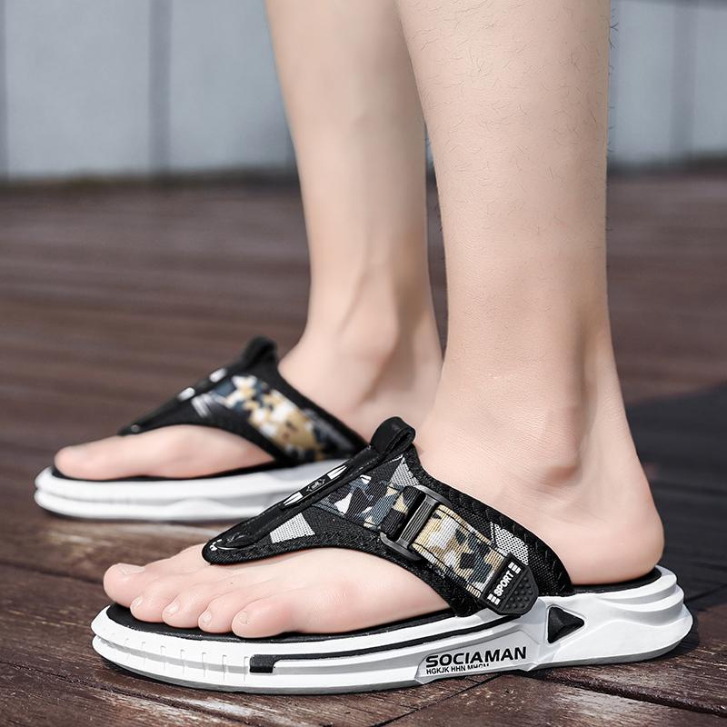 Summer Flip Flops Mens Slippers Casual Shoes Beach Sandals Outdoor Slides Walking Comfort Designer Fashion Luxury