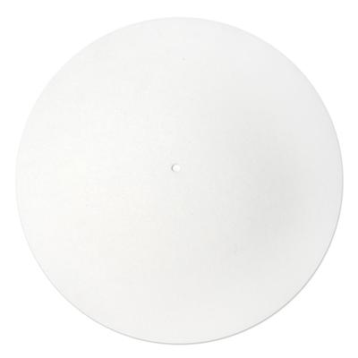 MayRecords 12-Inch Polyester Turntable Mat, White, 295 Mm Diameter, 3 Mm Thick