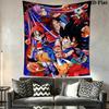 DRAGON BALL Wandteppich Ästhetischer Wandbehang Bedruckte Stoffdecke Dekorative Wandteppiche für Schlafzimmer Wohnzimmer Heimdekoration