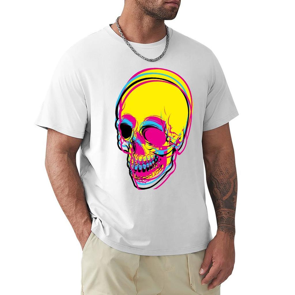 Cmyk Skull Tshirt Unisex T Shirt Graphic Tshirt