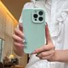 Niche solid color convex lens matte case for iPhone16Pro max mobile phone case Apple 15 new 14/13