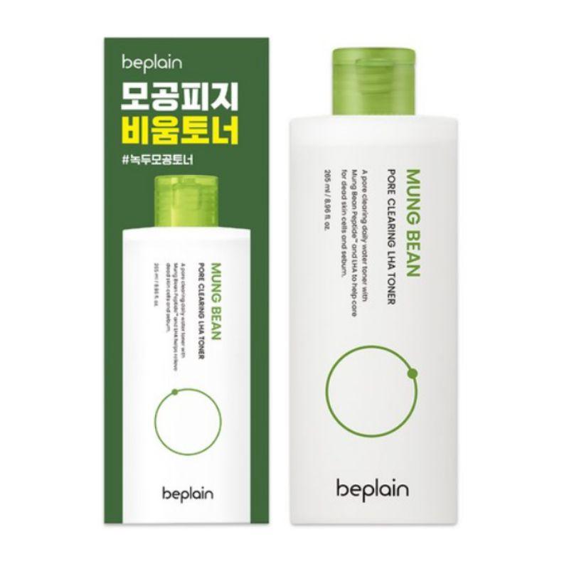 Beplain Mung Bean Pore Clearing AHA Toner 265ml – Exfoliating & Sebum Control
