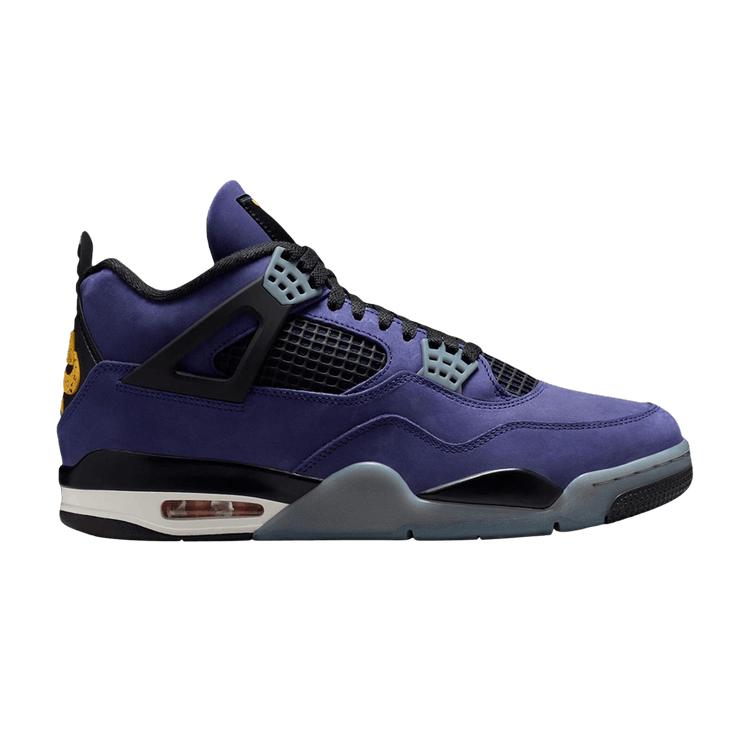 Jordan 4 Retro Lakers 42 black