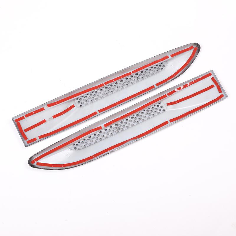 2 Pcs Black For Jaguar XF XFL XE F-Pace F Pace X761 ABS Carbon Fiber Car Side Fender Vent Trim Cover Car Accessories