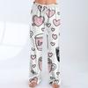 Women's Drawstring  Printed Casual Pants