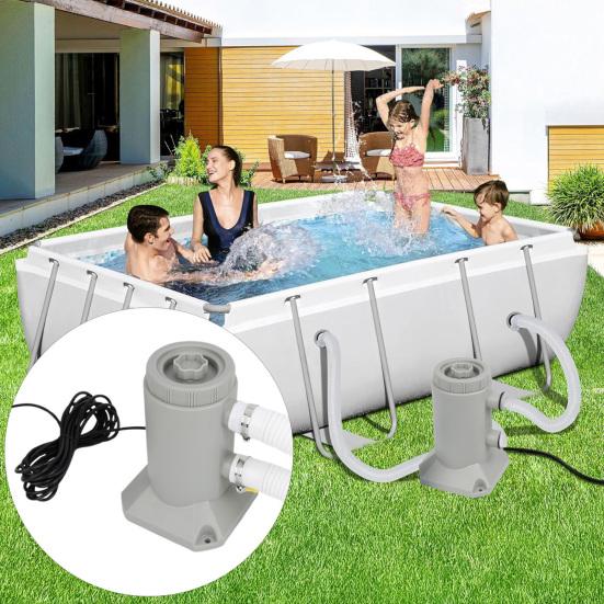 Swimming Pool Filter Pump Low Noise 230V 50Hz Pool Filter Pump 530 GPH Electric Above Ground Pool Filter Pump for Small Pools Fishponds