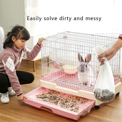 10PCS Universal Rabbit Guinea Pig Cage Chassis  Film Disposable Easy Removal Plastic Cover Bag