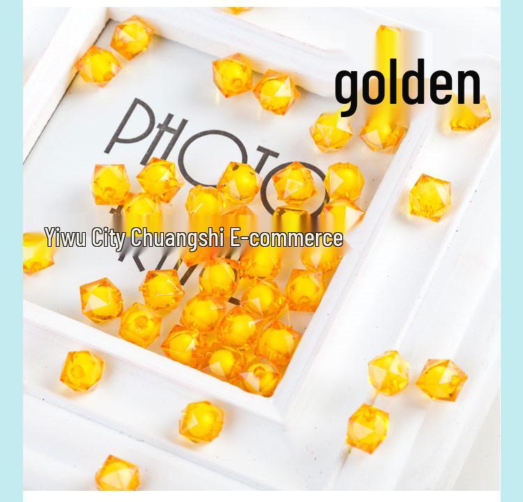 White Acrylic Cube Beads for DIY Beading Tissue Box