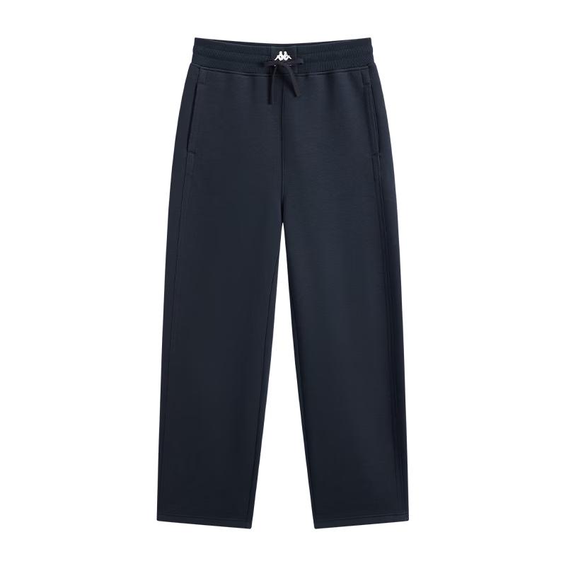 Kappa Women s Loose Straight Wide-Leg Sports Pants L