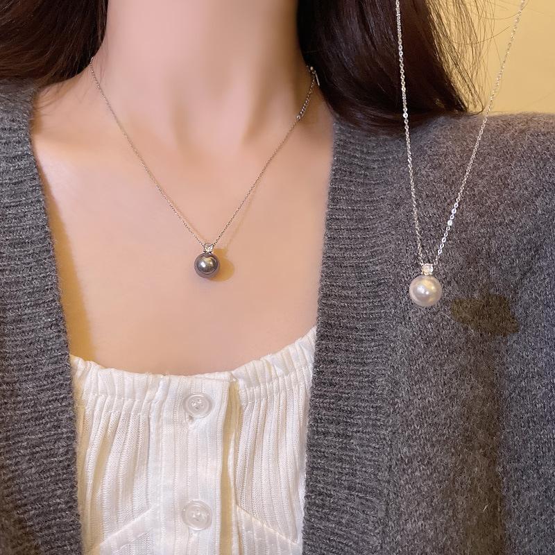 Simple Design Sweater Necklace Women's High-end Long Necklace Niche Temperament Double-layer Sweater Chain Jewelry