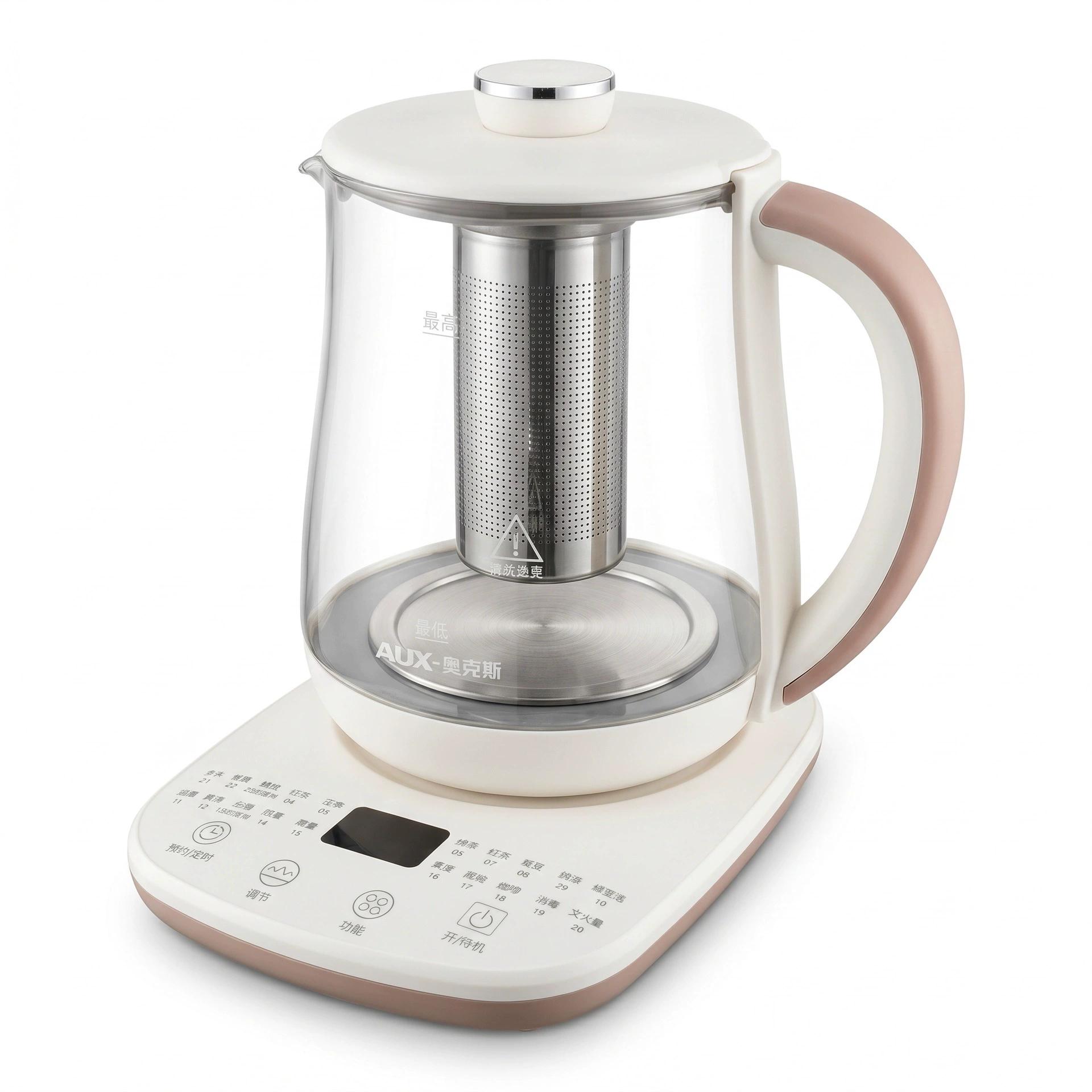 Hervidor eléctrico multifuncional para té y agua, tetera automática para oficina y hogar