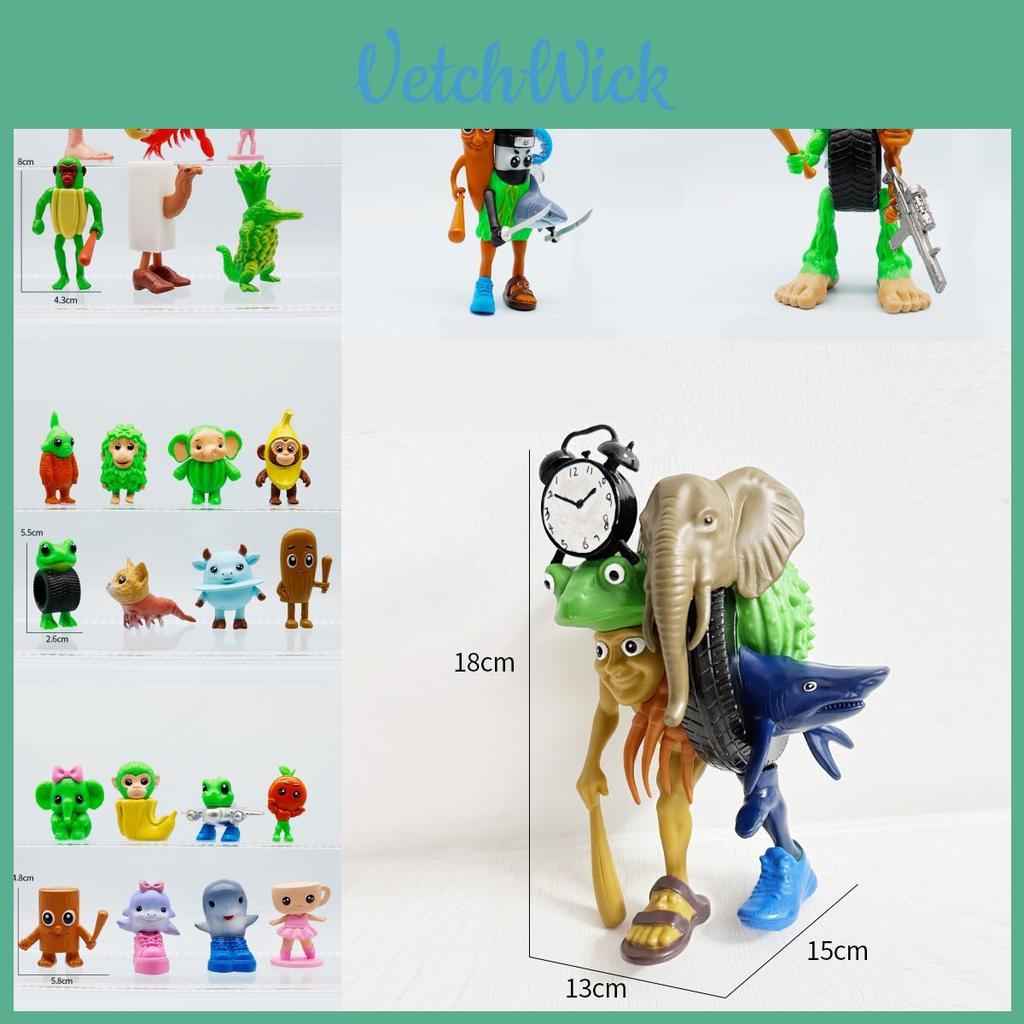 Italian Brainrot Al Pvc Mythical Creatures Figure Set With Collectible Design For Fantasy Enthusiasts