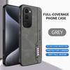 Luxury Nappa Leather Phone Case For Tecno Spark 40 Pro Plus Soft Silicone Bumper Protection Cover For Spark 30 20 40 Pro Go 2024
