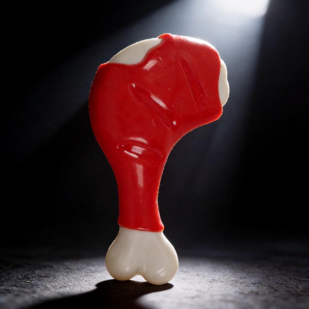 Dog Chew Toy With Tpr Bone For Strong Biting And Teething Pets