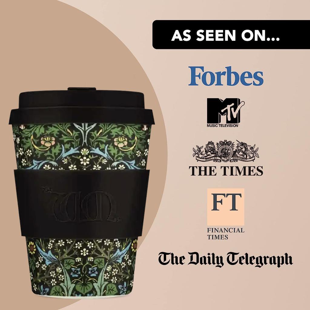 Ecoffee Cup (Ecoffee Cup) - Reusable, Eco-Friendly, 350ml, by William Morris, 812 029