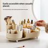 Cosmetic Storage Rack Desktop Makeup Organizer Makeup Brush Holder With Rotating Base For Makeup Brush Lipstick Storage Case