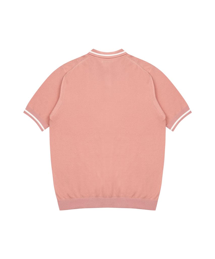 SOLEW Polo Knit_Coral