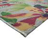 Living Room Rug Floral Patterns Green Multicoloured 123x180