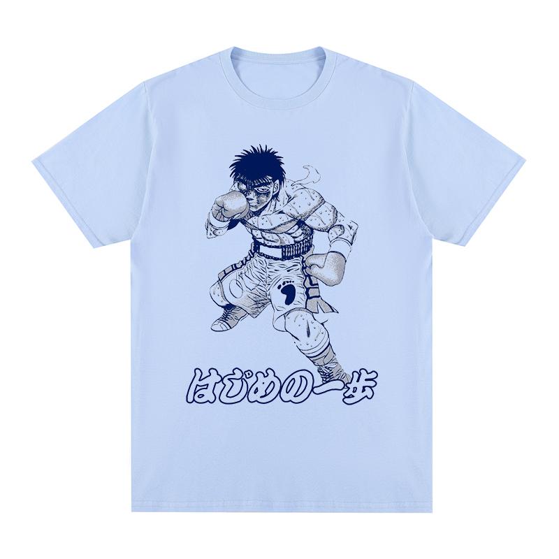 

Hajime No Ippo Макуноучи Иппо Футболка Винтаж 90-е Летняя Мода Хлопок Мужская Новая ФУТБОЛКА ФУТБОЛКА Женские Топы 4XL