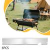 Plaque Chauffante BBQ en Acier Inoxydable Accessoire de Remplacement pour Brûleur de Gril pour Barbecue à Gaz d'Extérieur