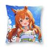 Umamusume Pretty Derby Mejiro Pillowcase Soft Polyester Cushion Cover Decoration Pillow Case Cover Home Square 45*45Cm