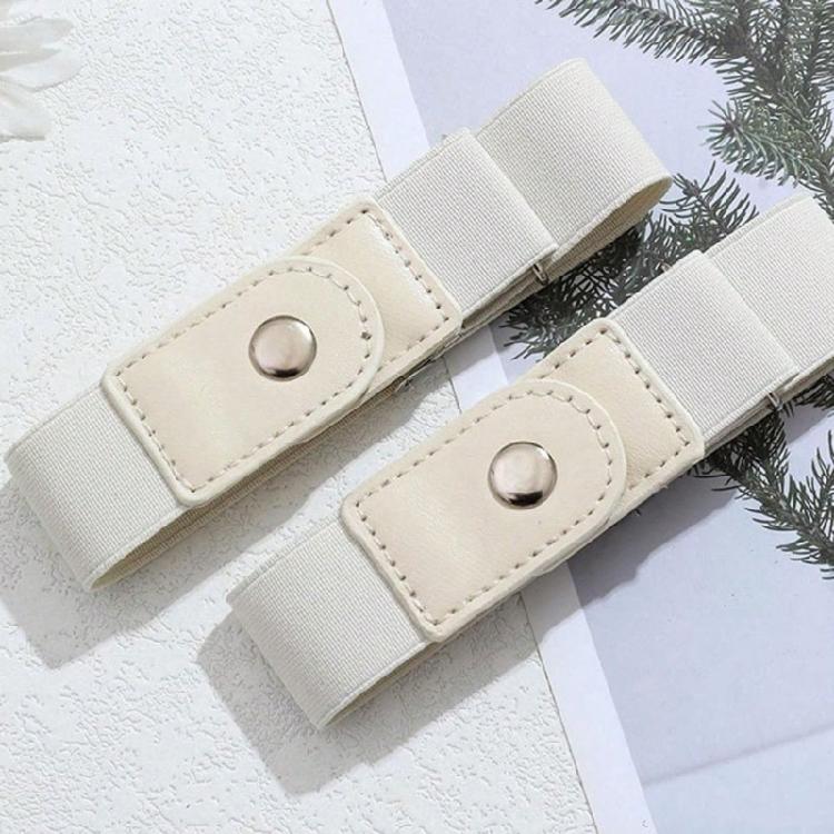 Jean Button Stretch No Sew Waist Button Waist Buckle Quick Button Elastic Belt