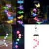 Solar Wind Chime Led Landscape Light With Waterproof Design For Patio And Garden