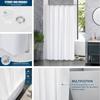 Clear Shower Curtain PEVA Transparent Bathroom Liner Waterproof 180x200CM Bath Curtains Bathroom Mould Proof Curtains with Hooks