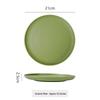 Abay Round Ceramic Dinner Plate Set