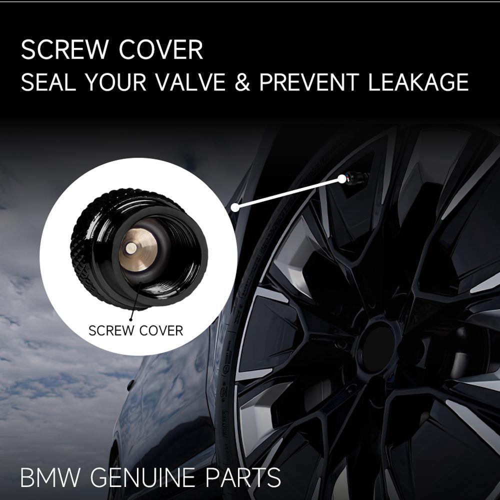 4 peças Tampas de Válvula de Pneu Originais para Carro e Motocicleta Liga de Alumínio Metálica Para BMW M 50º Aniversário G30 G32 G01 G02 G05 G06 G07 G26