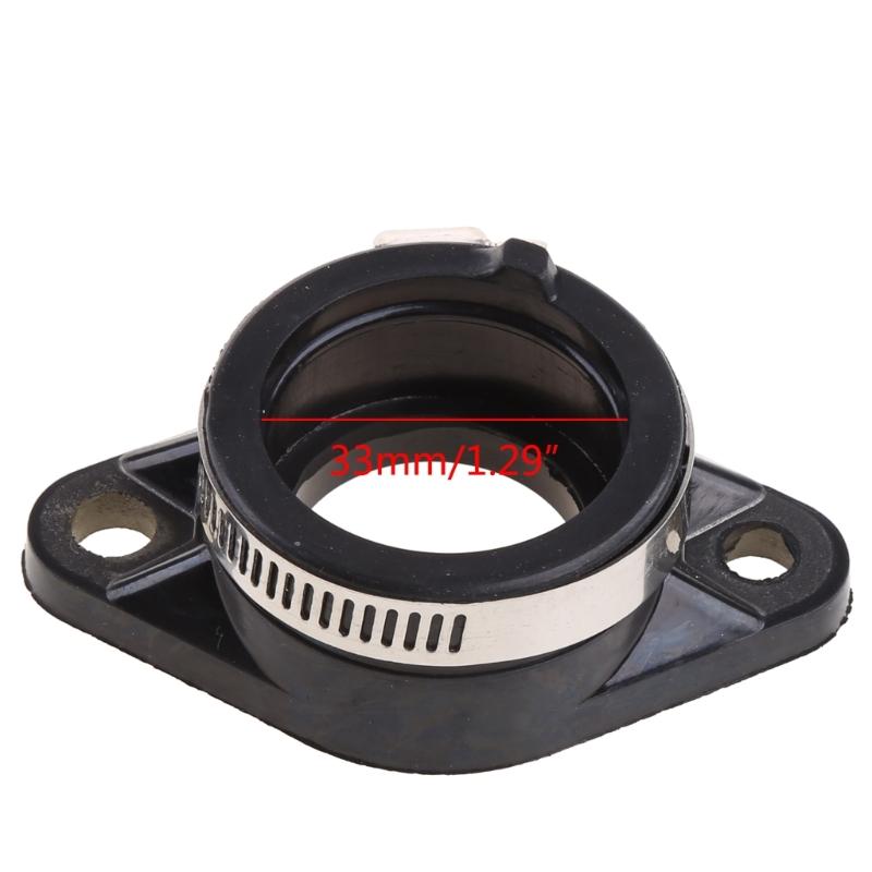 Rubber Intake Manifold Carburetor Durable Boot Joint Holder Stand Adapter for  GN125/GS125 Motorcycle