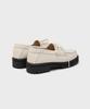 Firenze Atelier [Vibram] Standard Casual Sole Boat Shoes 5099 [Cream Embo]