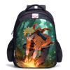 Zaino Scolastico Naruto Stampa Fiabesca, Zaino con Protezione per la Schiena per Ragazzi, Zaino Scolastico Animazione per Studenti della Scuola Elementare