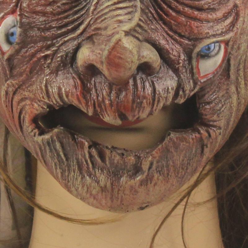 Mască Goblin Elf Măști Orc Rău Măști Craniu Demon Înfricoșător Monstru Gnom Latex Cască Goblinoid Halloween Carnaval Petrecere Costum Recuzită