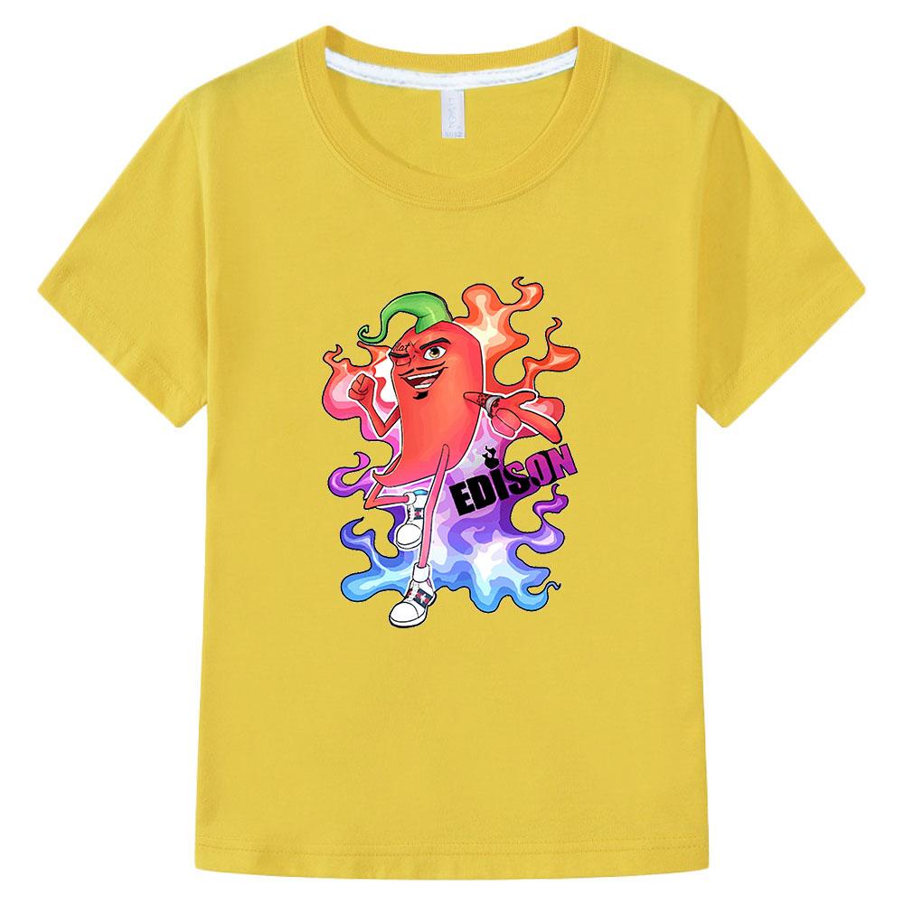 Kinder-T-Shirt Mädchenstil Produkt Edison Perek Kinderoberteil Freizeit