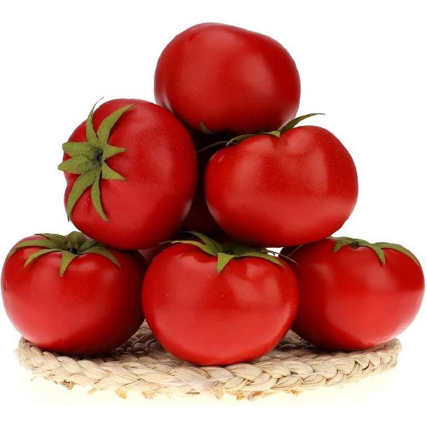 Gresorth 6pcs Artificial Lifelike Simulation Tomato Fake Fruit Vegetable Home Party Kitchen Decoration Food Toy