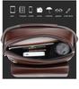 Men's Multi-Functional Crossbody Handbag - Double-Layer, Large Capacity, Fashionable Design