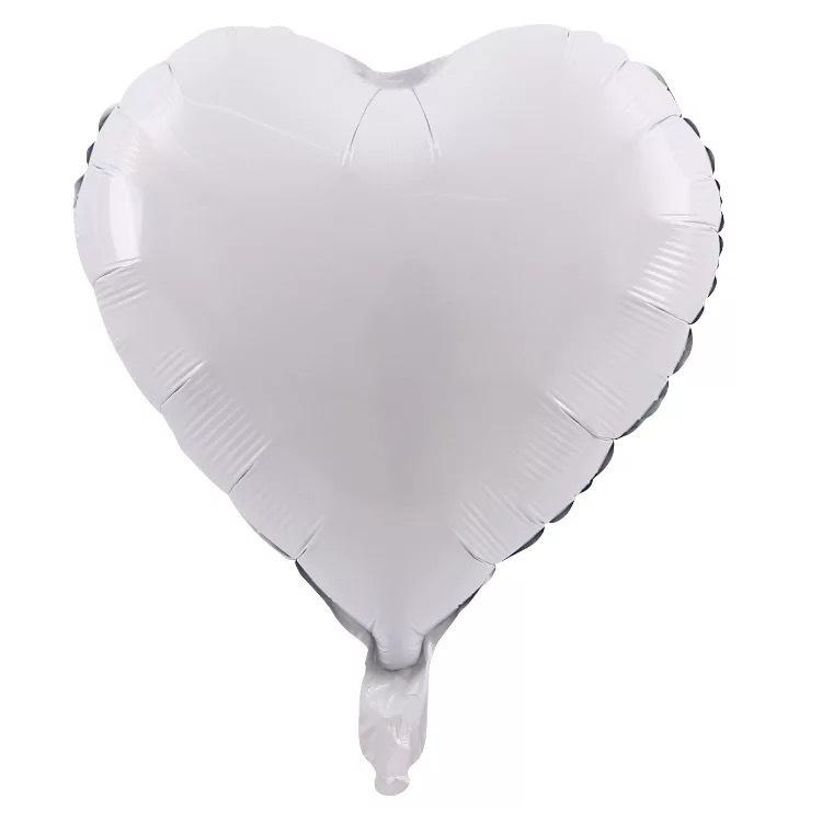 18" Herzförmiger Folienballon für Hochzeiten & Valentinstagsfeiern