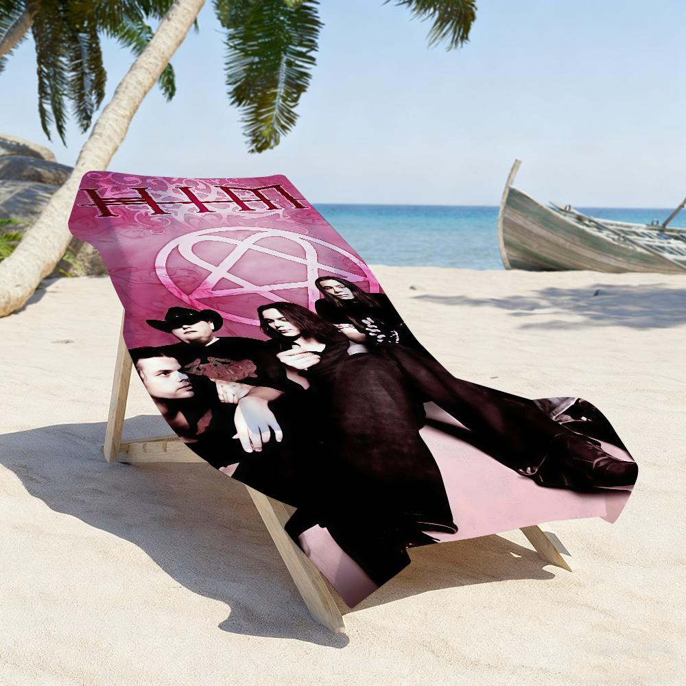 Band H-HIM-S Towel Sports Quick Dry Travel Camping Gear Sandproof Soft Light Large Beach Towel