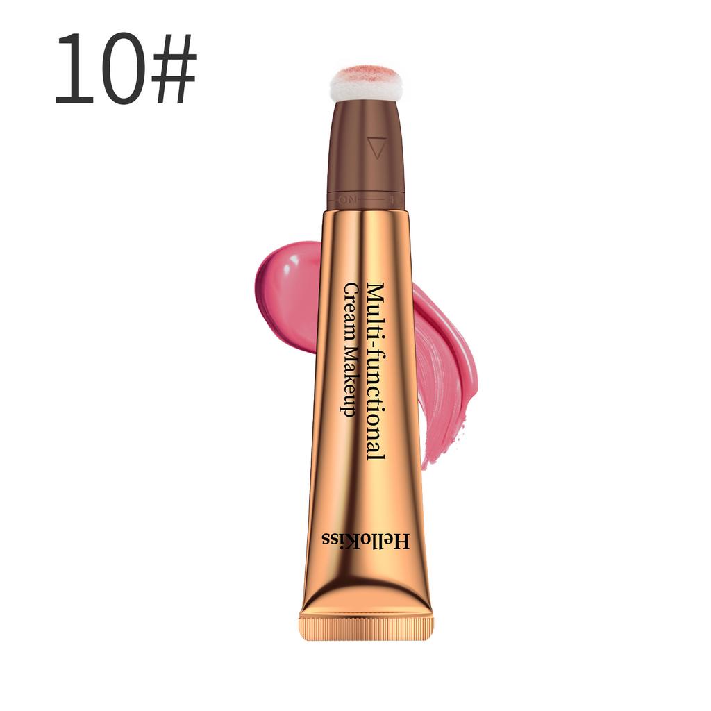 Blush High-gloss Grooming Multi-functional Makeup Pen, Pearlescent Fine Glitter Brightening Facial Grooming Cream