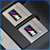 10Pcs Carbon Fiber Steering Wheel Car Logo Emblem 3D Stickers For BMW Mercedes benz Alfa Romeo Dodge Renault Mini Mazda Opel Toyota Ford Jeep Honda