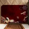 Game P-Poker Suit A-Ace Floor Mat Soft Flannel Entrance Door Mat Non Slip Absorbent Bathroom Bedroom Floor Rug